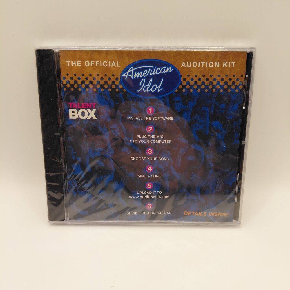 American Idol The Official Audition Kit 2003 MEG Records CD-ROM New